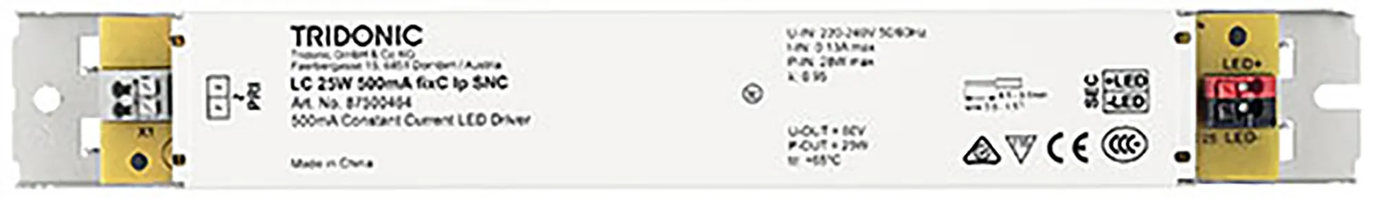 25W 350mA fixC lp SNC ESSENCE LED Constant Current LED Driver 87500438  Tridonic LC